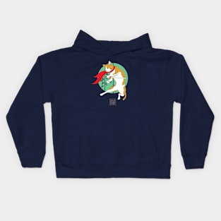 Sword Fight: Cat Ninja Kids Hoodie